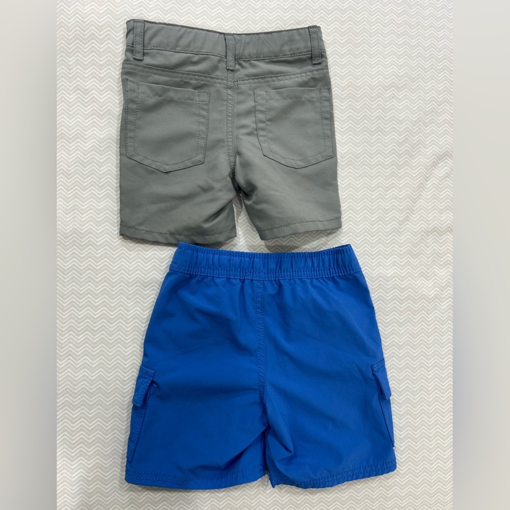 Cat & Jack Vibrant Blue Elastic Shorts - Picture 7 of 7